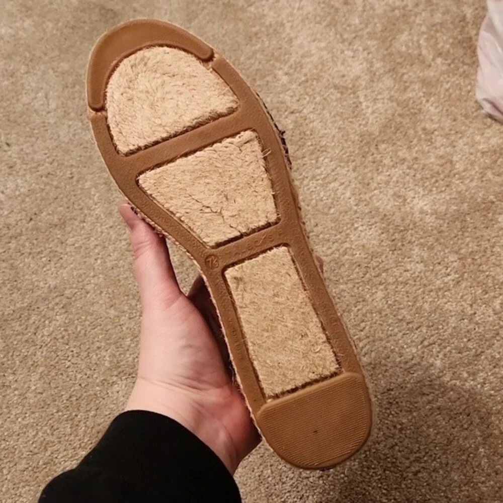 Talbots Women's Canvas Sandals Size 7.5